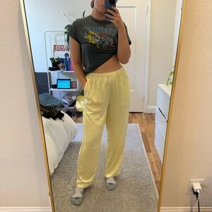 Madewell straight leg full length pants in satin size medium. New with tags!